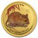 Australia 2008 Gold Coin 1/2 Oz Colorized Lunar Year Of The Mouse 50 Dollars