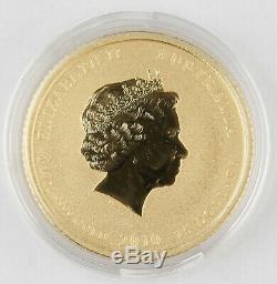 Australia 2010 $15 1/10 Oz 9999 Gold Coin Lunar Year of Tiger GEM BU