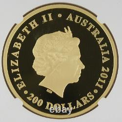 Australia 2011 P $200 Koala 2 Oz Gold Proof NGC PF70 Ultra Cameo Mintage 250
