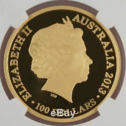 Australia 2013 $100 1 Oz Gold Kangaroo Coin 20th Anniversary NGC PF69 UCAM RARE