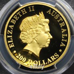 Australia 2014 $200 Wedge Tailed Eagle High Relief 2oz Gold Coin PCGS PR70