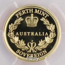 Australia 2014 One Sovereign $25 Gold Proof Coin PCGS PR70 PF70 Deep Cameo Perth
