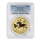 Australia 2014-p $100 Gold Year Of The Horse Pcgs Ms70 1 Oz Of. 9999 Fine Gold