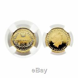 Australia 2015 Perth Mint Half Sovereign 15 Dollars Gold NGC PF70 Ultra Cameo