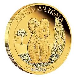 Australia 2017 Proof Koala $15 1/10oz. 9999 Pure Gold coin 1500 mintage with OGP