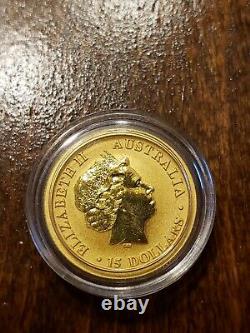 Australia 2018 Wedge Tailed Eagle 1/10 Oz. 999 Gold $15 Coin