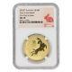 Australia 2023-p $100 Gold Year Of The Rabbit Ngc Ms70 Fdoi Lunar Label