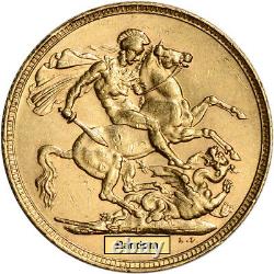 Australia Gold Perth P Sovereign. 2354 oz Victoria Matron XF/AU Random Date