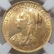 Australia Gold Sovereign 1894-s Au 58 Ngc
