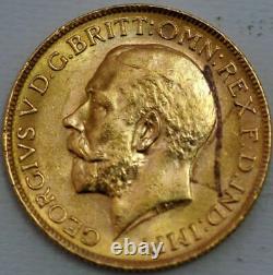 Australia Gold Sovereign 1922 George V Perth Mint KM# 29 (R202-L)