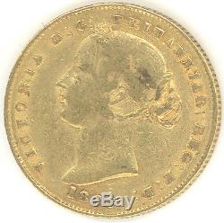 Australia Sovereign 1866 SYDNEY MINT REVERSE Very Fine gold