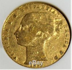 Australia Victoria gold Sovereign 1855-SYDNEY VF20 NGC. RARE