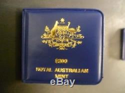 Australian $200 Gold Coin RAM / Koala Print / 1980
