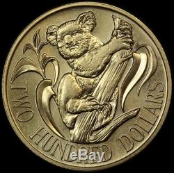 Australian $200 Gold Coins (19801993) 0.2947 ozt AGW