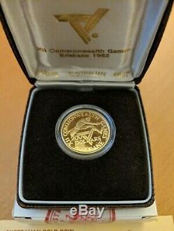 Australian $200 XII Commonwealth Games Brisbane Coin 1982 22 Carat Gold Proof