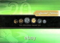 Australian 2013 Royal Australian Mint Special GOLD 20c Edition Proof 6 Coin Set
