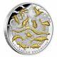 Australian Dreamtime 2019 $10 Gold-plated 5oz Silver Proof Coin