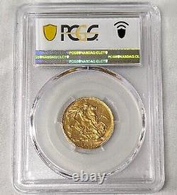 Australian Jubilee head full gold sovereign Sydney mint marked 1893 PCGS MS62