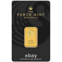 Australian Kangaroo 10g Gold Minted Bar 99.99% Pure Gold The Perth Mint