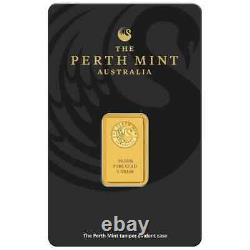Australian Kangaroo 5g Gold Minted Bar 99.99% Pure Gold The Perth Mint