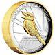 Australian Kookaburra 2020 2oz Silver Proof Gilded High Relief Coin In Hand