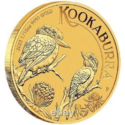 Australian Kookaburra 2023 1/10 Oz 9999 Gold Perth Mint Bullion Investment Coin
