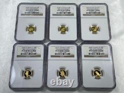 Australian Kookaburra 20th Edition Gold Proof Coin Set, 20 @ 1/20.999 L4.1
