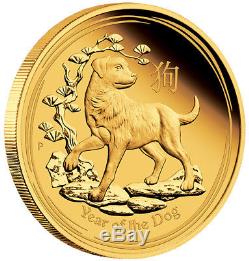 Australian Lunar Gold Coin Series II 2018 Year Of The Dog Three Coin Set