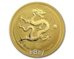 Australian Lunar Series II 2012 Year of the Dragon 1oz Gold Proof Coin