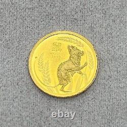 Australian Lunar Series Mouse 2020 1/20 Troy Ounce Fine Gold Coin Preloved