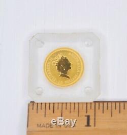 Australian Nugget 1/10 oz. 9999 Gold Coin 1992 Wallaroo Kangaroo Uncirculated