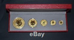 Australian Perth Mint 2010 Lunar Year Tiger 1.9 oz. 9999 Gold Set Series 2