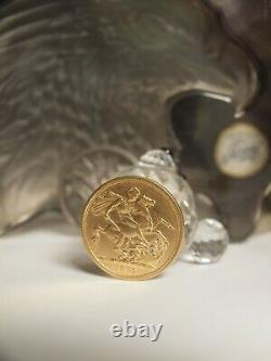 Australian Sovereign 1872 Sydney Gold Coin 7.96 Gram Diameter 22 MM St George