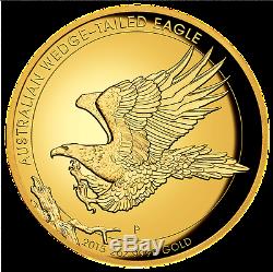 Australian Wedge-tailed Eagle 2015 2oz Gold Proof High Relief Coin
