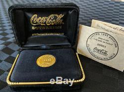 Coca Cola Gold Sovereign LIMITED EDITION 7.4 GRAMS 9999 PURE AUSTRALIAN GOLD