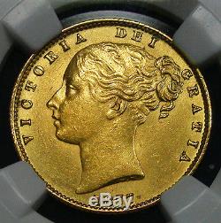 Desirable 1877 S Australia NGC MS61 Shield Gold Sovereign