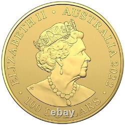 Gold Coin African Elephant-Australia 2022 1 Oz Gold ST