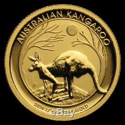 Gold Coin Australian Kangaroo 2019 1/10 oz 99.99 % pure gold