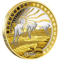 Great Australian Desert 2023 Niue Platinum Coated Gold Coin 1oz PP