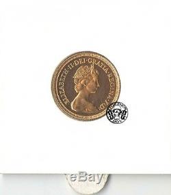 Great Britain 1/2 Sovereign 1983 QE II. Proof. 2nd Portrait