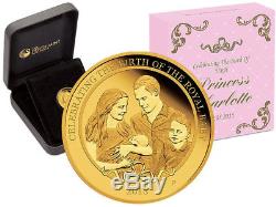 HRH Princess Charlotte 1/4 oz. 9999 GOLD Proof Coin 2015 Australia Lowest Price