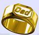 Kaedesigns Genuine New Custom Made Solid 9ct 9kt Gold Dad Mens Signet Ring