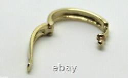 Kaedesigns New 18ct 750 Yellow gold Plain 13mm Large Size Enhancer Bail Clasp