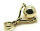 Kaedesigns, New 9ct 9k Solid Genuine Yellow Gold 8mm Euro Ball Spinner Pendant