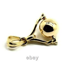 Kaedesigns, New 9ct 9K Solid Genuine Yellow Gold 8mm Euro Ball Spinner Pendant