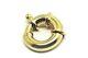 Kaedesigns New Genuine 10mm 9ct 9k Yellow Gold Bolt Ring Claspfree Post In Oz