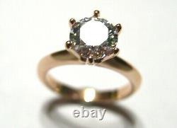 Kaedesigns, New Genuine 9ct 9kt Solid Rose Pink Gold Engagement Ring 7mm stone