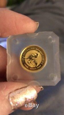 Krugerrand 1996 Australian Gold Nugget coin 1/20 oz
