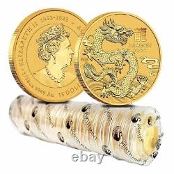 Lot of 20 2024 1/10 oz Gold Lunar Dragon BU Australia Perth Mint