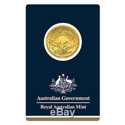 Lot of 2 2017 1/4 oz Gold Kangaroo Coin Royal Australian Mint Veriscan. 9999 F